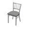 Holland Bar Stool Co 610 Contessa 18" Chair with Anodized Nickel Finish and Graph Alpine Seat 61018AN020 - alternate 1